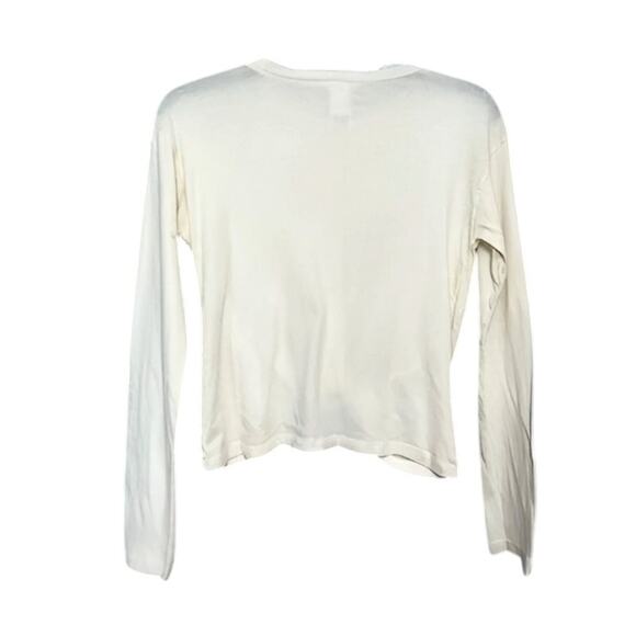 Nordstrom Twist Front Blouse Pullover Long Sleeve Scoop Neck Girl L 10/12 NWOT - Picture 4 of 8